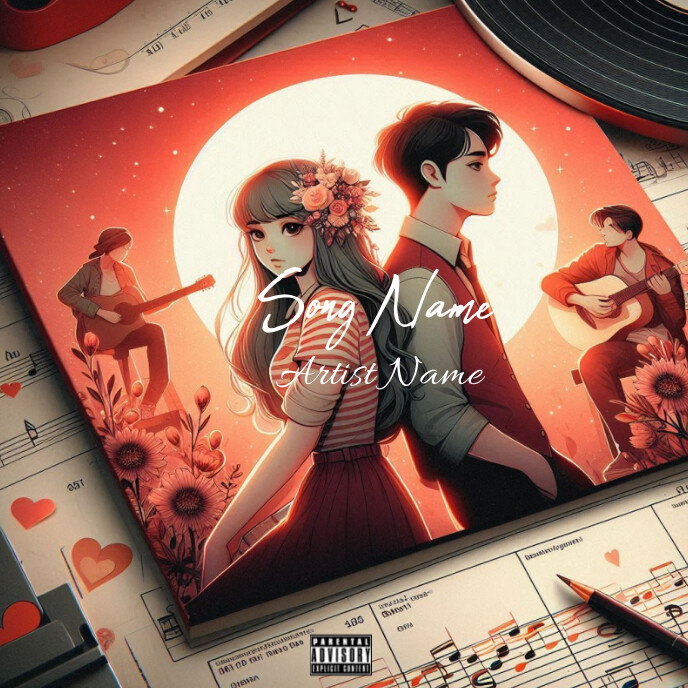 Song/album Example song album cover Template | PosterMyWall