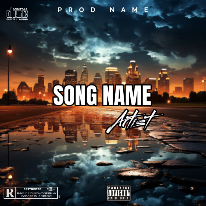 SONG ALBUM COVER Template | PosterMyWall