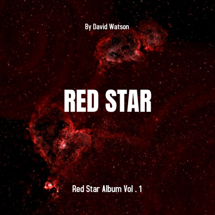 SONG ALBUM COVER Instagram-opslag template