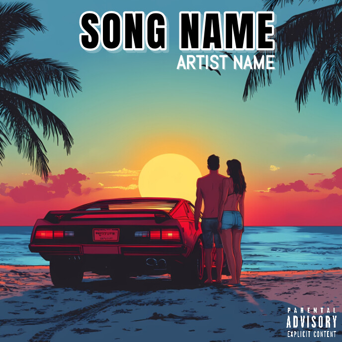 Song/album Example Romantic Music Album Cover Template | PosterMyWall