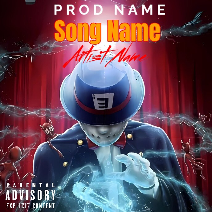 Song Artist Name Album Cover Template PosterMyWall