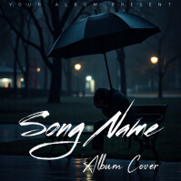 Song name album cover template