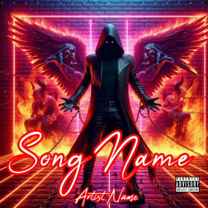 Song Name And Artist Name Album Cover Design Template | PosterMyWall
