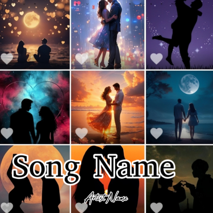 Song name and artist name album cover design Template | PosterMyWall