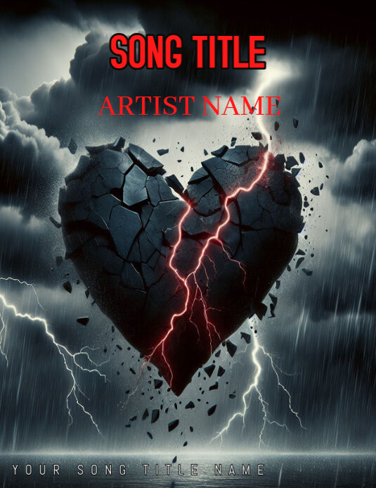Song title card design template | PosterMyWall