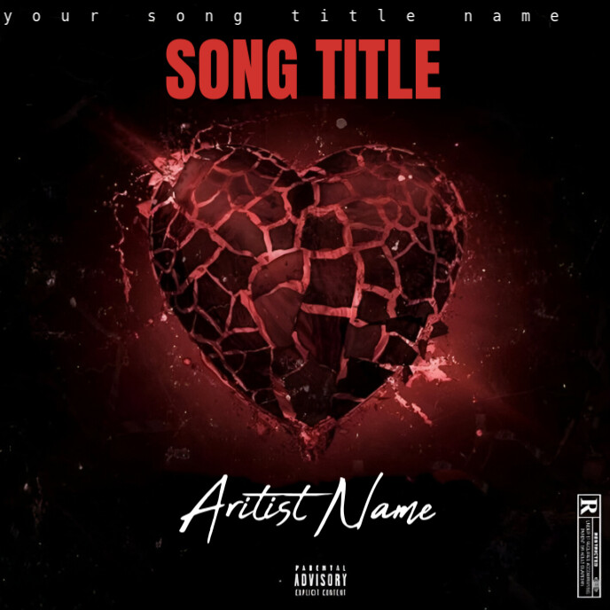 song title Template | PosterMyWall