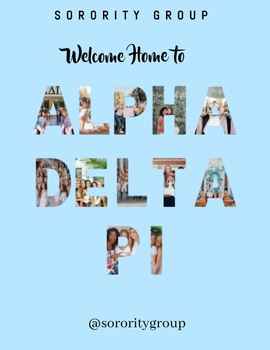 Sorority Template PosterMyWall Sorority Template PosterMyWall