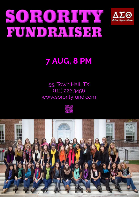 Sorority Template | PosterMyWall