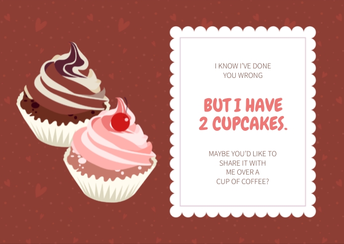 Sorry Greeting Card Facebook Post Template | PosterMyWall