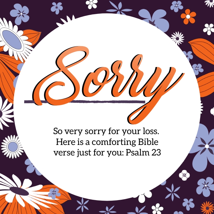 SORRY ONLINE GREETING CARD TEMPLATE | PosterMyWall