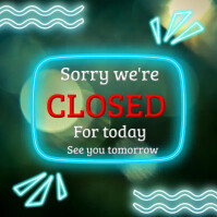 Sorry we're closed Iphosti le-Instagram template