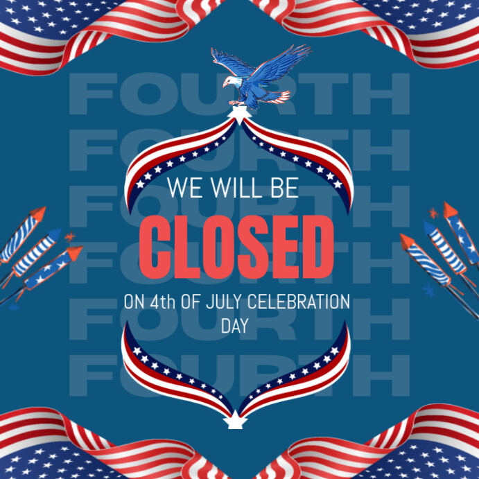 Sorry we are closed Instagram 帖子 template
