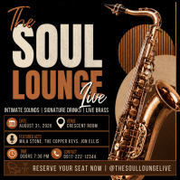 Soul Lounge Live Pos Instagram template