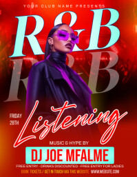 soulful music flyer – designed for intimate events template