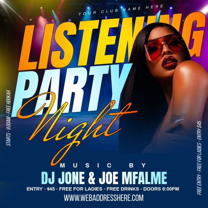 Copy of soulful music flyer – designed for intimate events | PosterMyWall