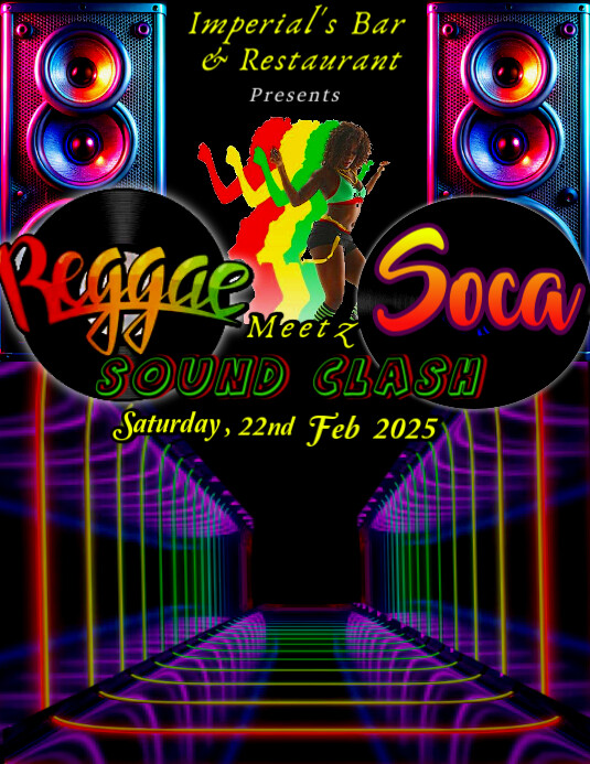 Sound Clash Flyer (US Letter) template