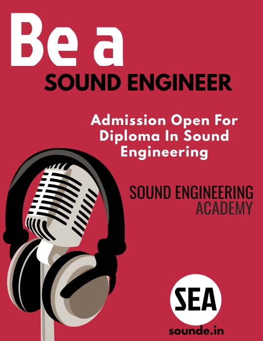 sound engineering Template PosterMyWall