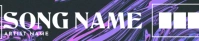 Soundcloud banner purple template