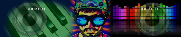 Soundcloud Header Banner Music Template | PosterMyWall