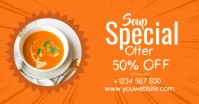 Soup special offer Facebook Shared Image template