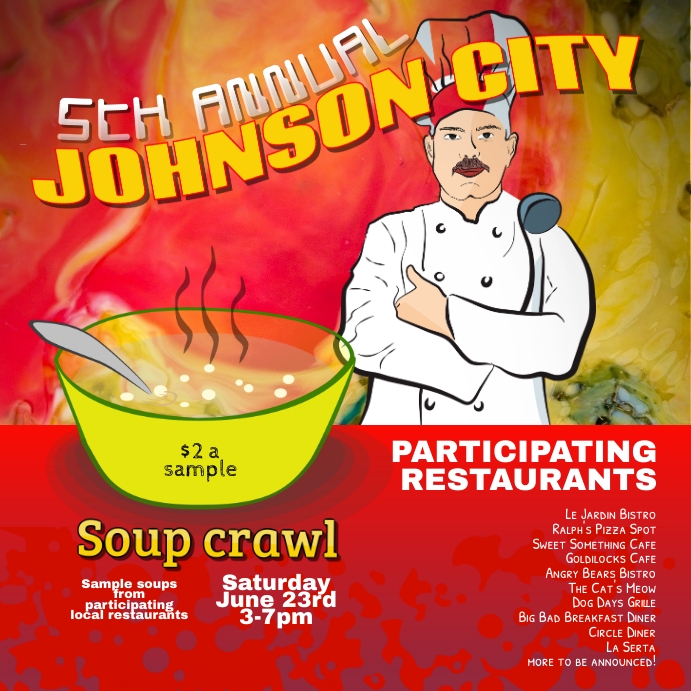 Soup Stroll Event Instagram Template