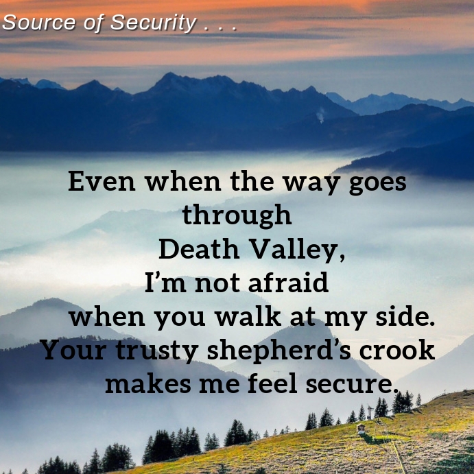 Source of Security Inspirational Template Instagram Post