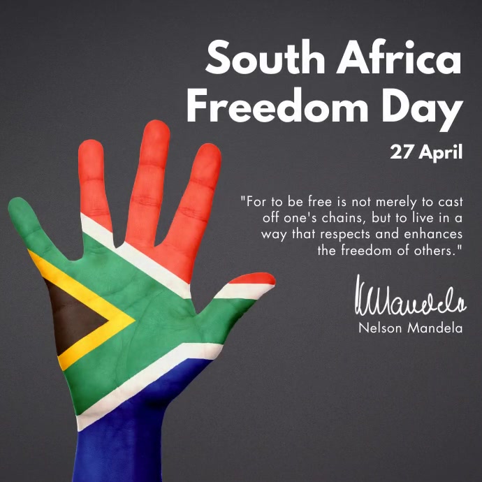 South Africa Freedom Day Template | PosterMyWall