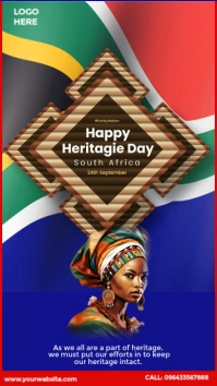 South Africa Heritage Day Instagram Story template