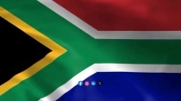 South Africa waving flag Digital Display (16:9) template