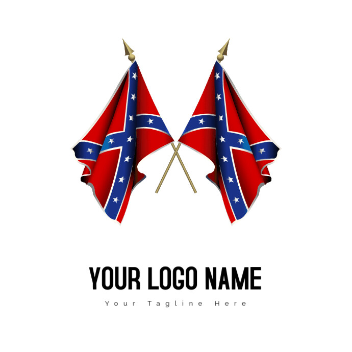 Southern United States Flags Of The Confederate States Of America American Civil War Modern Display Logo template