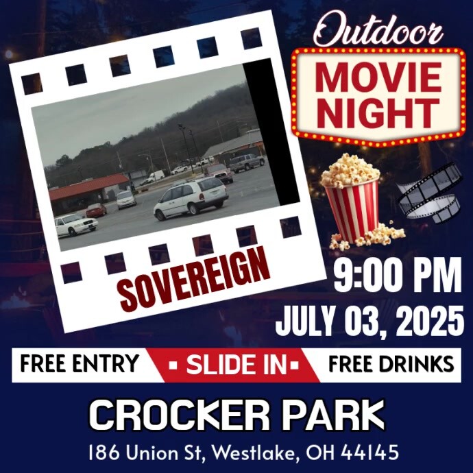 Sovereign: Outdoor Movie Night Instagram Post Template