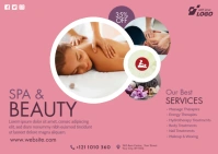 Spa & Beauty Care Ad Template Postkarte