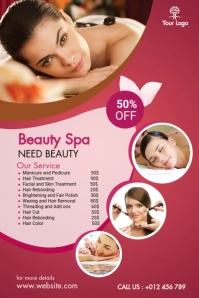 Spa & Beauty Care Tumblr Graphic template