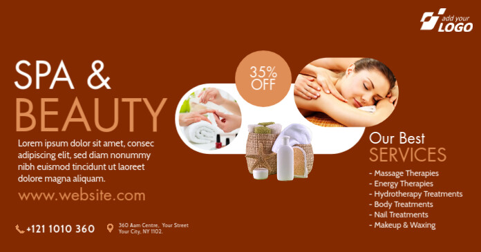 Spa & Beauty Center Ad Template | PosterMyWall