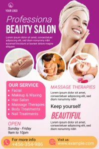 Spa & beauty Grafika na Pinterest template