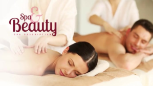 白色 Spa and Beauty Digitalt display Template