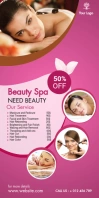 Spa & Beauty Care Banner 3 X6 template
