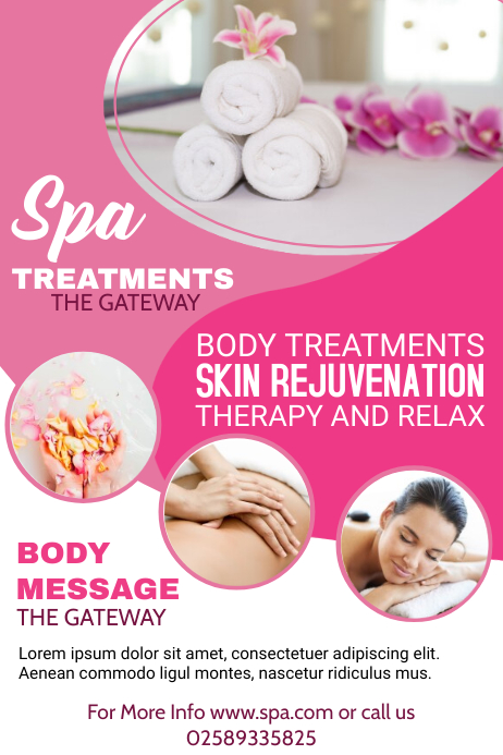 Spa and Salon Poster Art Template | PosterMyWall