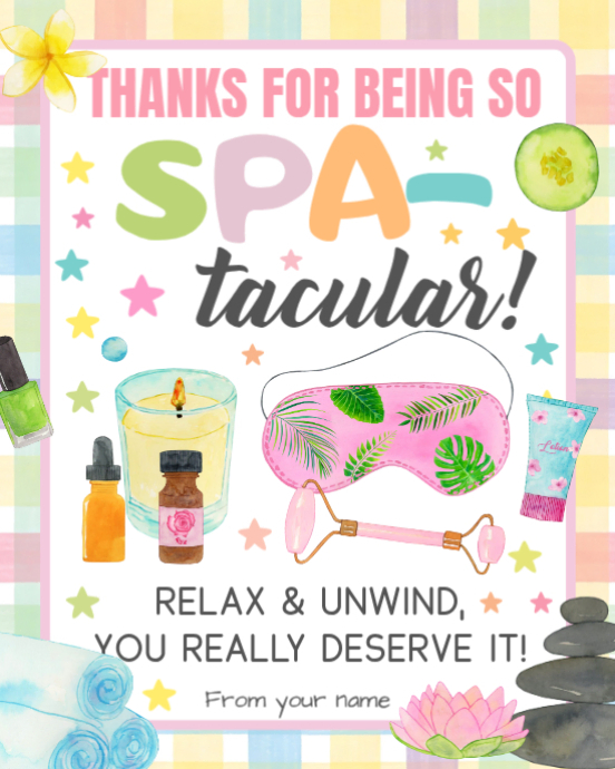 Spa appreciation sign Template | PosterMyWall