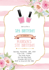 31 600 Spa Party Customizable Design Templates Postermywall