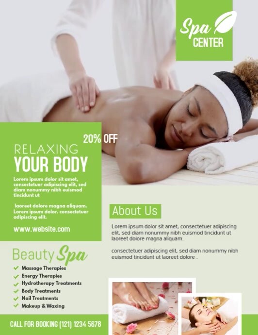 Spa Center Ad Template | PosterMyWall
