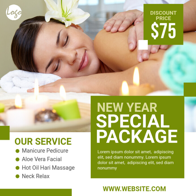 Copy of Spa Center Ad | PosterMyWall