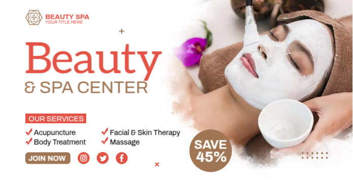 Spa Center Template | PosterMyWall