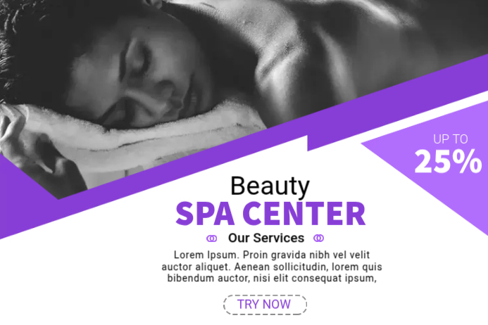 Copy of Spa Center Services | PosterMyWall
