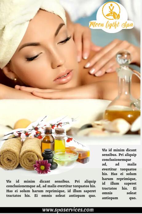 spa Poster template