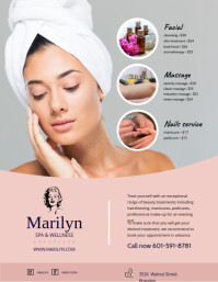 Spa Flyer Template
