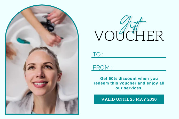 Spa Gift Voucher Template PosterMyWall