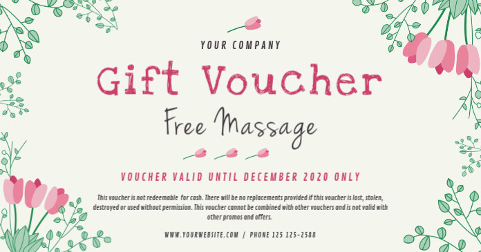 Spa Gift Voucher Template | PosterMyWall spa-gift-voucher-template-postermywall