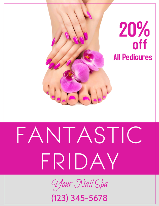 Spa Pedicure Flyer Template PosterMyWall
