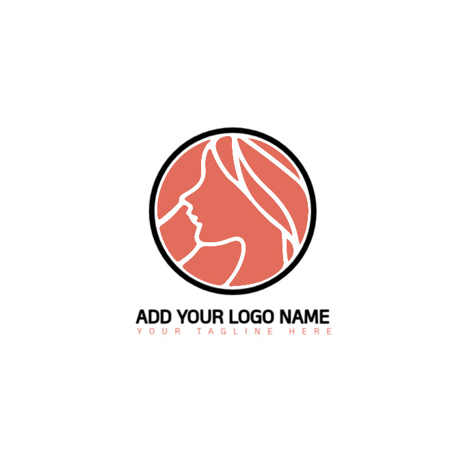 Spa/portrait/organic/shop/makeup/brand/business/fashion/concept/face/women/design/care/cosmetic/skin Logo template